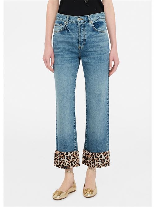 Straight cropped jeans Liu Jo | UF5186D4854.78935